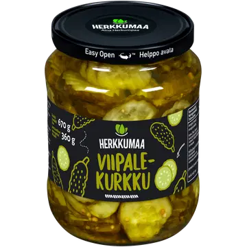 Herkkumaa viilutatud kurk 670/360 g