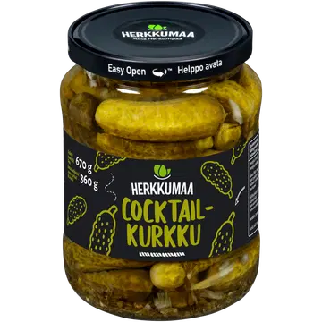 Herkkumaa kornišonid 670/360 g