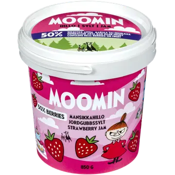 Moomin maasikamoos 850g