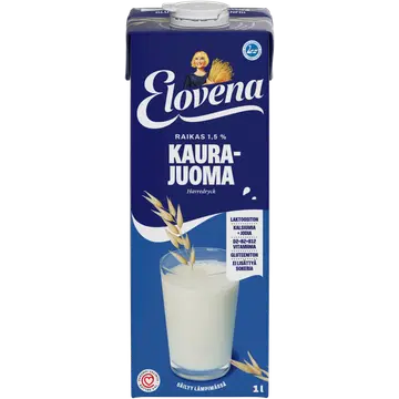 Elovena kaerajook 1,5%, 1 l