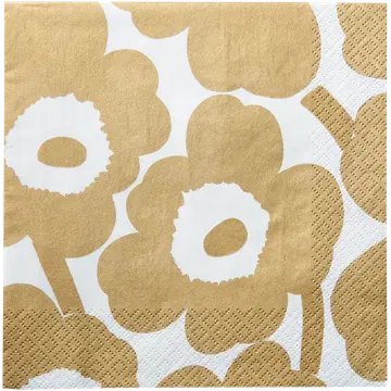 Salvrätik Marimekko Unikko kuldne 24cm