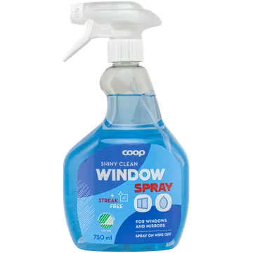 Klaasipuhastussprei Coop 0,75l