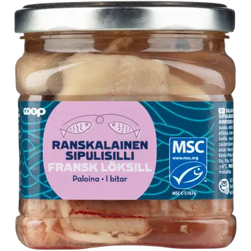 Coop Marineeritud Heeringas Prantsuse Sibulaga 300g MSC