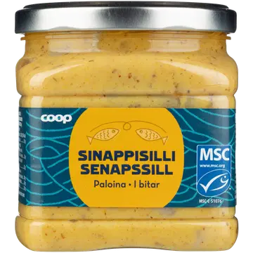 Coop Marineeritud Heeringas Sinepikastmes 490g MSC