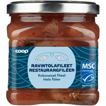 Coop Marineeritud Vürtsiheeringas 500/285 G MSC