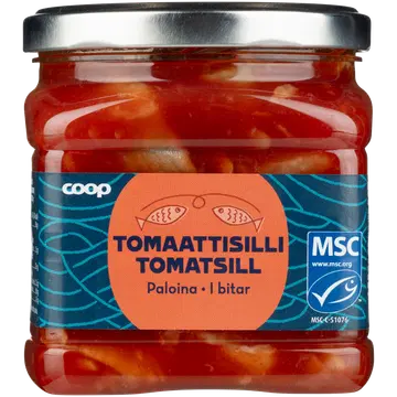 Coop Heeringas Tomatiga 490G MSC