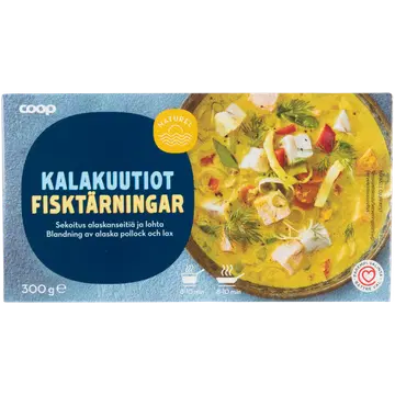 Coop külmutatud Mintai ja Atlandi lõhe kalakuubikud 300 g