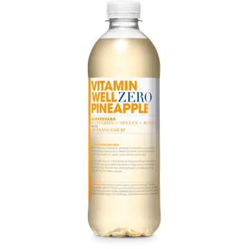 Vitamin Well Zero Pineapple vitamiinijook 500 ml