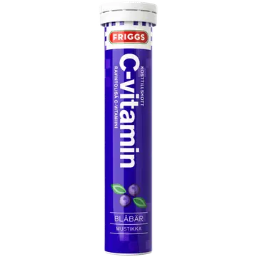 Friggs kihisevad C vitamiini tabletid mustika 20tk 1000mg