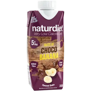 Naturdiet Choco Banana madala kalorisisaldusega jook 330 ml
