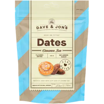 Dave&Jon's datlid kaneelisaiamaitselised 125g