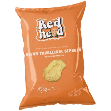 RedHead kartulilaastud, soolatud 150g