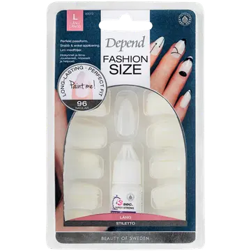 Depend kunstküüned Fashion Size L 96tk