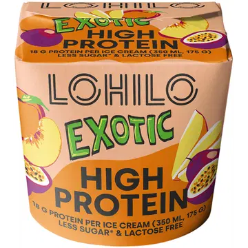 Lohilo Proteiinijäätis exotic 350 ml