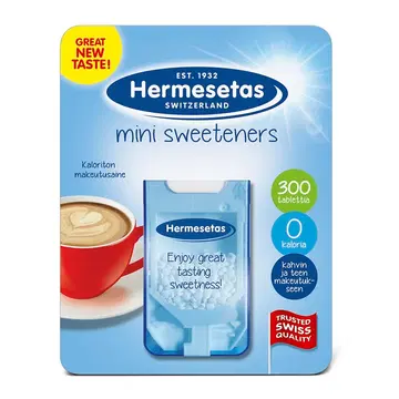 Hermesetas suhkruasendaja 300 tk.