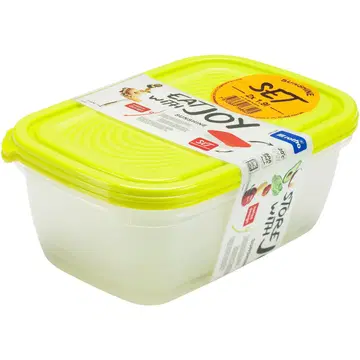 Säilituskarp 1,9l 2tk, roheline