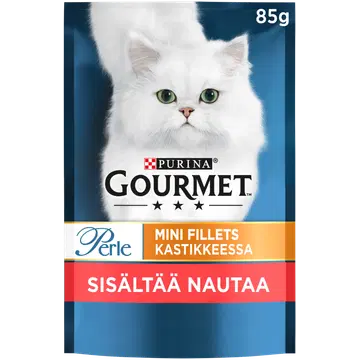 Gourmet täissööt kassidele veiselihaga 85 g