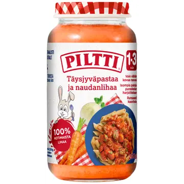 PILTTI täisterapasta veiseliha 250G 1-3a
