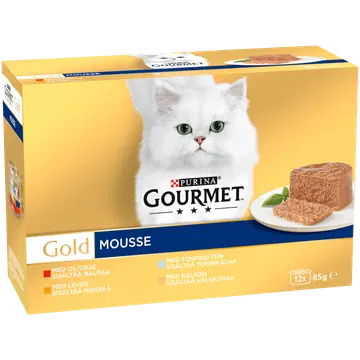 Gourmet Gold Mousse kassitoidu valik 12x85g