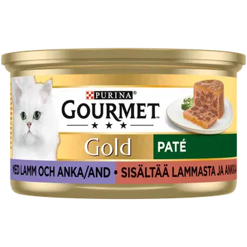 Gourmet täissööt kassidele lamba- ja pardilihaga 85 g