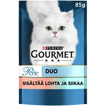 Gourmet täissööt kassidele lõhe ja valge kalaga 85 g