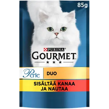 Gourmet täissööt kassidele kana- ja veiselihaga 80 g