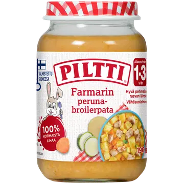 Piltti kartuli-broilerihautis lastele alates 12-elukuust, 190 g