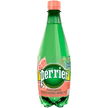 Perrier roosa greip mineraalvesi, 500 ml pet