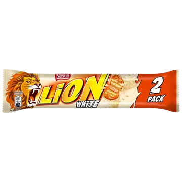 Lion šokolaadibatoon White 2-pakk, 60 g