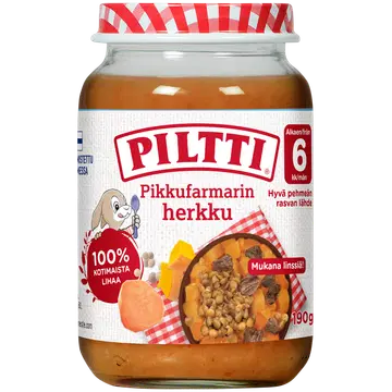 Piltti bataat veiselihaga 190g, alates 6-elukuust
