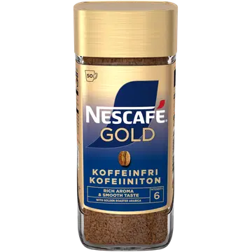 Nescafé Gold kofeiinivaba lahustuv kohv 100g