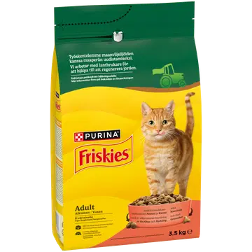 Friskies kuivtoit kassidele loomalihaga 3,5 kg