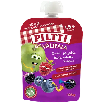 Piltti marjapüree lastele alates 2-eluaastast, 150 g