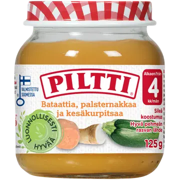 PILTTI bataadi-pastinaagi püree 4k 125g