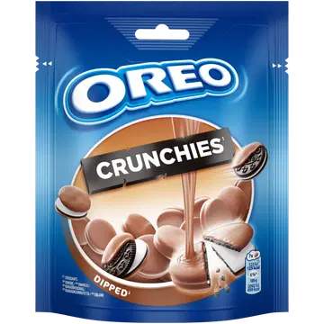 Oreo täidisega küpsised šokolaadimaitselise glasuuriga 110 g