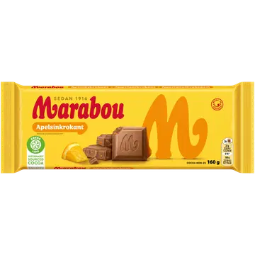 Marabou apelsinimaitseline šokolaad 160 g