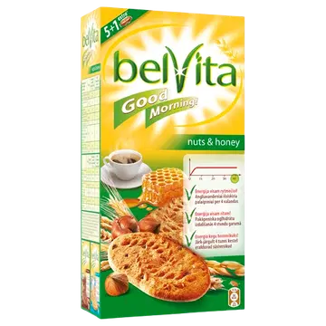 Belvita pähklite ja meega küpsised 300 g