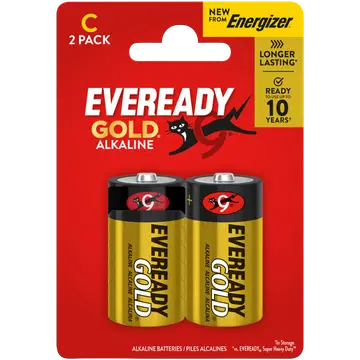 Eveready leelispatarei Gold C 2 tk