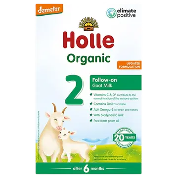 Holle 2 kitse jätkupiimasegu 400 g, öko, alates 6-elukuust