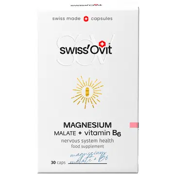 Swiss´Ovit Magnesium Malate + Vitamiin B6 N30