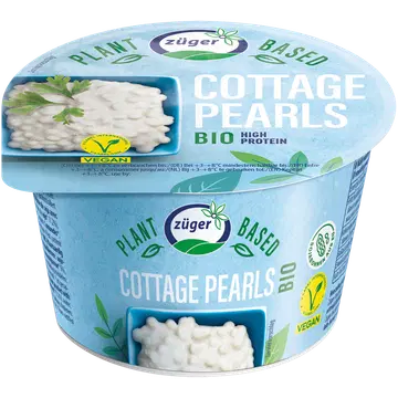 Züger Vegan Cottage Drops mahe mandli- ja sojapõhine toode, 200g