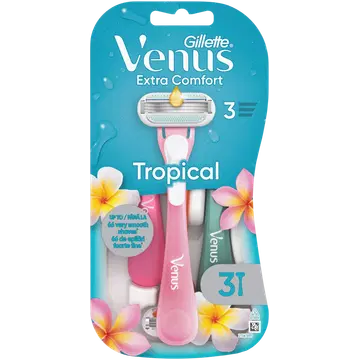 Ühekordsed raseerijad Gillette Venus Tropical 3-tera 3tk