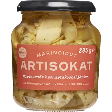 Herkku marineeritud artišokid 285g