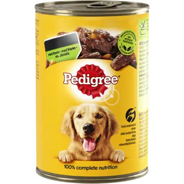 Pedigree konserv koertele ulukiliha ja porgandiga 400 g