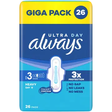 Always Ultra Night 3 hügieeniside 26 tk