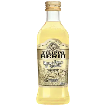 Filippo Berio filippo berio mild&light oliiviõli, rafineeritud ja väärisoliivõlist 500ml