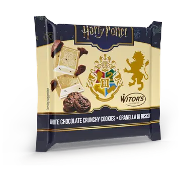 Witor's Harry Potter valge šokolaad kakaoküpsise tükkidega 40g