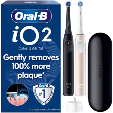 El.hambahari Oral-B iO2 Duo must/roosa
