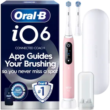 El.hambahari Oral-B iO6 roosa+karp