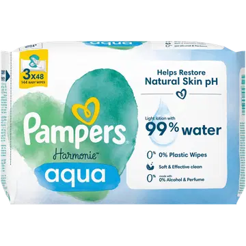 Pampers Harmonie niisked salvrätikud 144tk